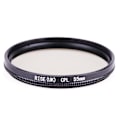 Miniatyrbild 1 av 3: CPL- / POLARISATIONSFILTER 55 MM Svart