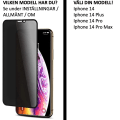 Miniatyrbillede 2 af 9: Iphone 14 Pro/ProMax/Plus/skal skærmbeskyttelse privacy - Transparent Iphone 14