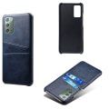 Miniatyrbild 3 av 7: Samsung Note20 skal fodral skydd skinn kort visa mastercard - Svart Note20