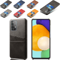 Pikkukuva 1 / 4: Samsung A52/A52s -kotelo, korttikotelo, jossa on reikä laturille Sininen Samsung Galaxy A52/A52s 5G 4G
