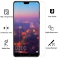 Miniatyrbild 4 av 5: Huawei P20 skärmskydd 9H passar skal fodral hörlurar - Transparent Huawei P20