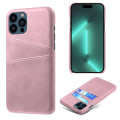 Pikkukuva 3 / 10: Iphone 14 Pro -kotelo, korttikotelo, jossa on reikä laturille ja kuulokkeille Pink iPhone 14 Pro