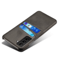 Miniatyrbillede 2 af 11: Kortholder Samsung S21 FE cover mobilskal hul til oplader og høretelefoner - Sort Galaxy S21 FE