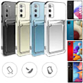 Pikkukuva 1 / 6: Samsung A53/A33/A13/A52/A42/A12/A41/A21S/A20E -kuori korttipaikalla Transparent A33 5G Samsung Galaxy