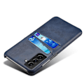 Miniatyrbillede 4 af 11: Kortholder Samsung S22+ cover mobilskal hul til oplader og høretelefoner - Sort Samsung Galaxy S22 Plus