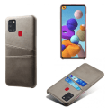 Miniatyrbild 7 av 7: Samsung Galaxy A21s skal fodral skydd skinn kort visa amex - Blå A21s