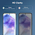 Miniatyrbillede 9 af 11: Samsung Galaxy A55 Skærmbeskytter Hærdet Glas Premium 1-pak gennemsigtig