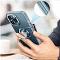 Miniatyrbild 6 av 7: iPhone 14 Pro Max - Skal Transparent Silikon Ringhållare Solid® Transparent iPhone 14 Pro Max