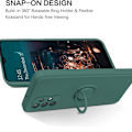 Miniatyrbild 2 av 7: Samsung A52/A52s - Stöttåligt Skal med Ringhållare CamShield Grön Green