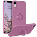 Miniatyrbild 4 av 9: iPhone XR - Välj Färg Silikonskal med Ringhållare Solid® Grön