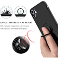 Miniatyrbild 6 av 7: iPhone 11 - Stöttåligt Skal Ringhållare CamShield Svart Black iPhone 11