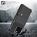 Miniatyrbild 4 av 7: iPhone 12 Pro Max Stöttåligt Skal Korthållare Solid® RFID Skyddat Svart Black iPhone 12 Pro MAx