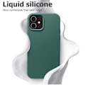 Miniatyrbild 3 av 7: iPhone 11 - Gummibelagt Stöttåligt Silikon Skal Grön Green