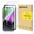 Miniatyrbild 1 av 6: iPhone 16 - (2-Pack) Skärmskydd Premium med Installationsram