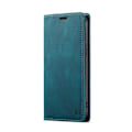 Miniatyrbild 6 av 7: iPhone 14 Pro Max - Fodral Premium Läder RFID Skyddat Blå Blue iPhone 14 Pro Max
