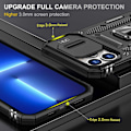 Miniatyrbild 3 av 6: iPhone 12 Pro Max - Skal CamShield / Kameraskydd Kickstand Svart Black