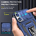 Miniatyrbild 2 av 5: iPhone 13 Pro Max - Skal CamShield / Kameraskydd Stöttåligt Blå Apple iPhone 13 Pro Max