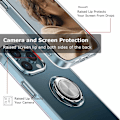 Miniatyrbild 2 av 7: iPhone 14 Pro Max - Skal Transparent Silikon Ringhållare Solid® Transparent iPhone 14 Pro Max