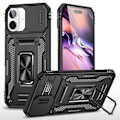 Miniatyrbild 1 av 6: iPhone 16 - Skal CamShield / Kameraskydd Kickstand Svart Black