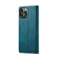 Miniatyrbild 7 av 7: iPhone 14 Pro Max - Fodral Premium Läder RFID Skyddat Blå Blue iPhone 14 Pro Max