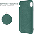 Miniatyrbild 9 av 9: iPhone XR - Välj Färg Silikonskal med Ringhållare Solid® Svart