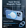 Miniatyrbild 3 av 6: iPhone 15 Pro Max - Skal MagSafe Stötdämpande Transparent Transparent