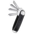 Miniatyrbillede 1 af 5: Nøgleorganisator Nøgleholder i læder Nøglering sort sort