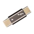 Miniatyrbillede 5 af 5: Type C Han til Type C Han Adapter Aluminiumlegering 40 Gbps PD Hurtig Opladning USB C Han til Han Stik