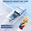 Miniatyrbillede 3 af 5: USB Type C til 3,5 mm hovedtelefonstik-adapter (2-pak), USB C til Aux lyd-dongle-kabel til iPhone 17 Pro Max/17 Pro, 16/15 Pro Max, 16/15 Pro, iPad