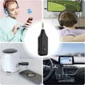 Miniatyrbillede 3 af 3: Bluetooth bil AUX-adapter 3,5 mm jack, Bluetooth V5.1 RX TX modtager sender håndfrit bilsæt, Bluetooth sender til stereo, lyd, bil R