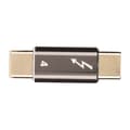 Miniatyrbillede 1 af 5: Type C Han til Type C Han Adapter Aluminiumlegering 40 Gbps PD Hurtig Opladning USB C Han til Han Stik