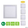 Set med 5 extra platta infällda LED-spotlights, 6W (motsvarande 60W), 230V, kallvit 6000k - Ej dimbar