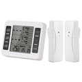 Trådlös digital LCD kyl/frys termometer med hörbart larm och 2-pack sensor för hem/kök/kontor