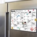 Magnetisk whiteboardkalender för kylskåp