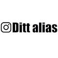Miniatyrbild 1 av 3: Dekal - Instagram alias Savrt