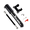 Miniatyrbilde 1 av 7: 100Psi Mini sykkel pumpe aluminium legering sykkel hånd luft pumpe dekk inflator Schrader Presta ventil