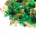 Miniatyrbillede 5 af 7: Militær Planter Græs Bygge Klodser By Gade Udsigt Have Gør-det-selv  Mursten Bulk Dele Kompatible med Blomster Set Måltid Legetøj