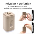 Miniatyrbillede 2 af 7: Elektrisk Luft Pumpe Bærbar Trådløs Luft Kompressor Inflator/Deflator Pumper