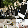 Miniatyrbild 7 av 10: 20 ark Fujifilm Instax mini 11 9 3 Inch white Edge films for Instant Camera