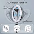 Miniatyrbillede 4 af 7: 10 tommer Selfie Ring Lys, Photography Fill Light Led Ring Lampe Ringlight