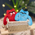 Miniatyrbillede 2 af 8: Farven Monsteret Følelser Plys Legetøj Baby Please Plushie Søde Fyldte Dukker