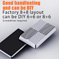Miniatyrbillede 3 af 4: Magnetic Cube Push Slider Anti Stress Metal Fidget Slider
