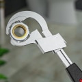 Miniatyrbillede 4 af 7: Justerbar Stor åbning 80mm nøgle vask vandhane smal kloak vand rør VVS reparation værktøj