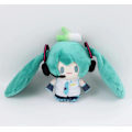 Miniatyrbild 7 av 9: Hatsune Miku Kawaii Q Version Figur Plysch docka stoppad leksak