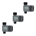 Miniatyrbilde 3 av 9: Hage Vanning Enkeltuttak Slange Vanning Timer,1, Sort Med LCD Skjerm