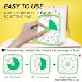 Miniatyrbilde 6 av 6: Visuell Timer med Natt Lys 60-Minute Countdown Timer for Barn og Voksne Silent Timer for Home
