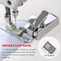 Miniatyrbild 3 av 6: Magnetisk söm guide för sömnad maskin multifunktionell rak linje fållar sömnad linjal universell sömnad maskin