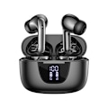 Miniatyrbilde 1 av 6: Hodetelefoner Trådløs Bluetooth True Wireless Earplus LED Power Display Orephones with Wireless Lading Case IPX5 Vanntette