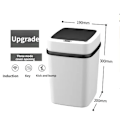 Miniatyrbillede 8 af 8: 13L Smart Affaldsspand Automatisk Sensor Affaldsspand Elektrisk Affaldsspand Vandtæt Affaldskurv Til Køkken Badeværelse Genbrug Affald