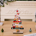 Miniatyrbild 1 av 10: Trä Skrivbord Jul Träd Jultomte Gör-det-själv Dekoration Jul Skylt Plack Jul Hem Inredning